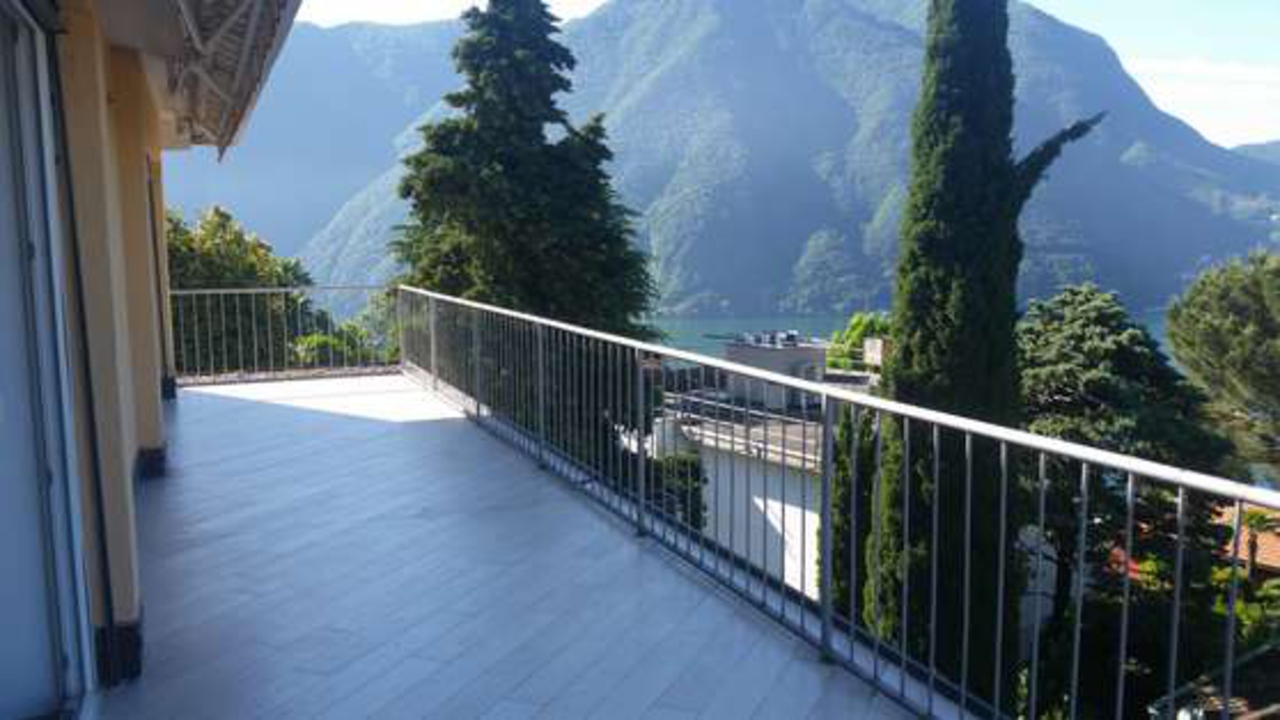 Terrazza con vista , Attikawohnung zu vermieten, 6977 Ruvigliana
