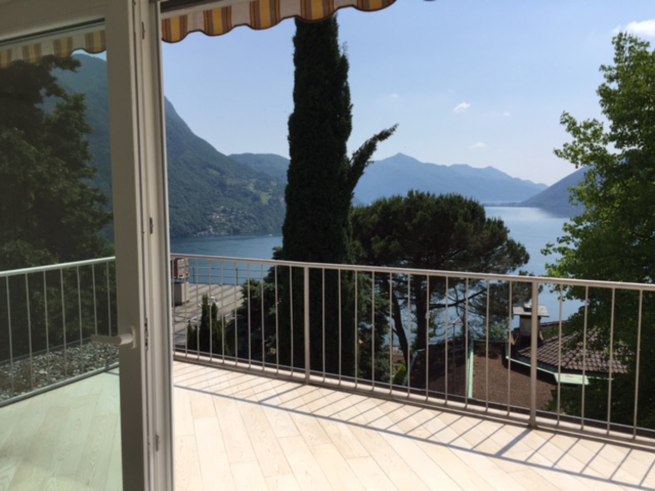 Vista , Attikawohnung zu vermieten, 6977 Ruvigliana