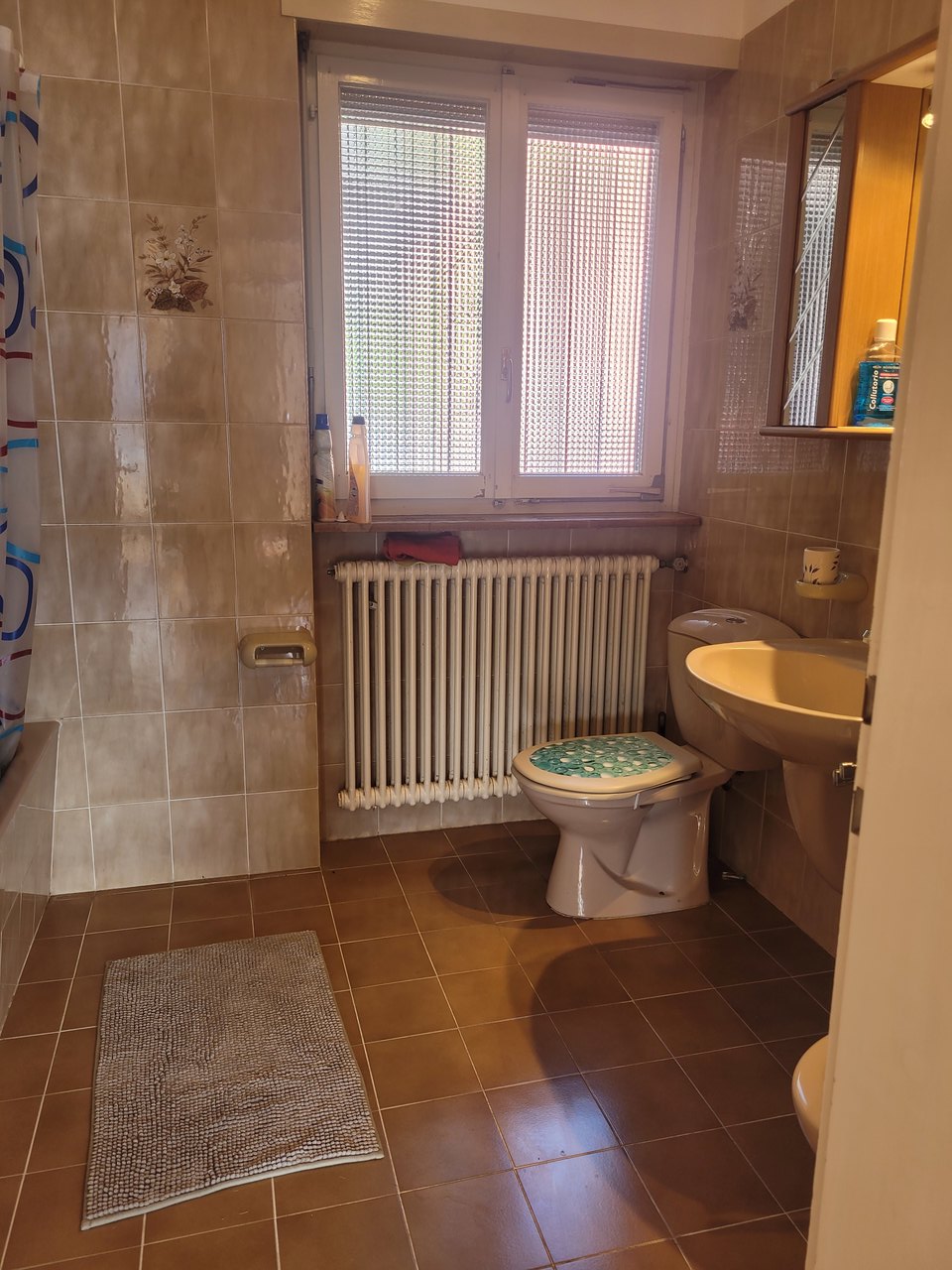 Bagno con vasca e finestra , Attikawohnung zu verkaufen, 6816 Bissone